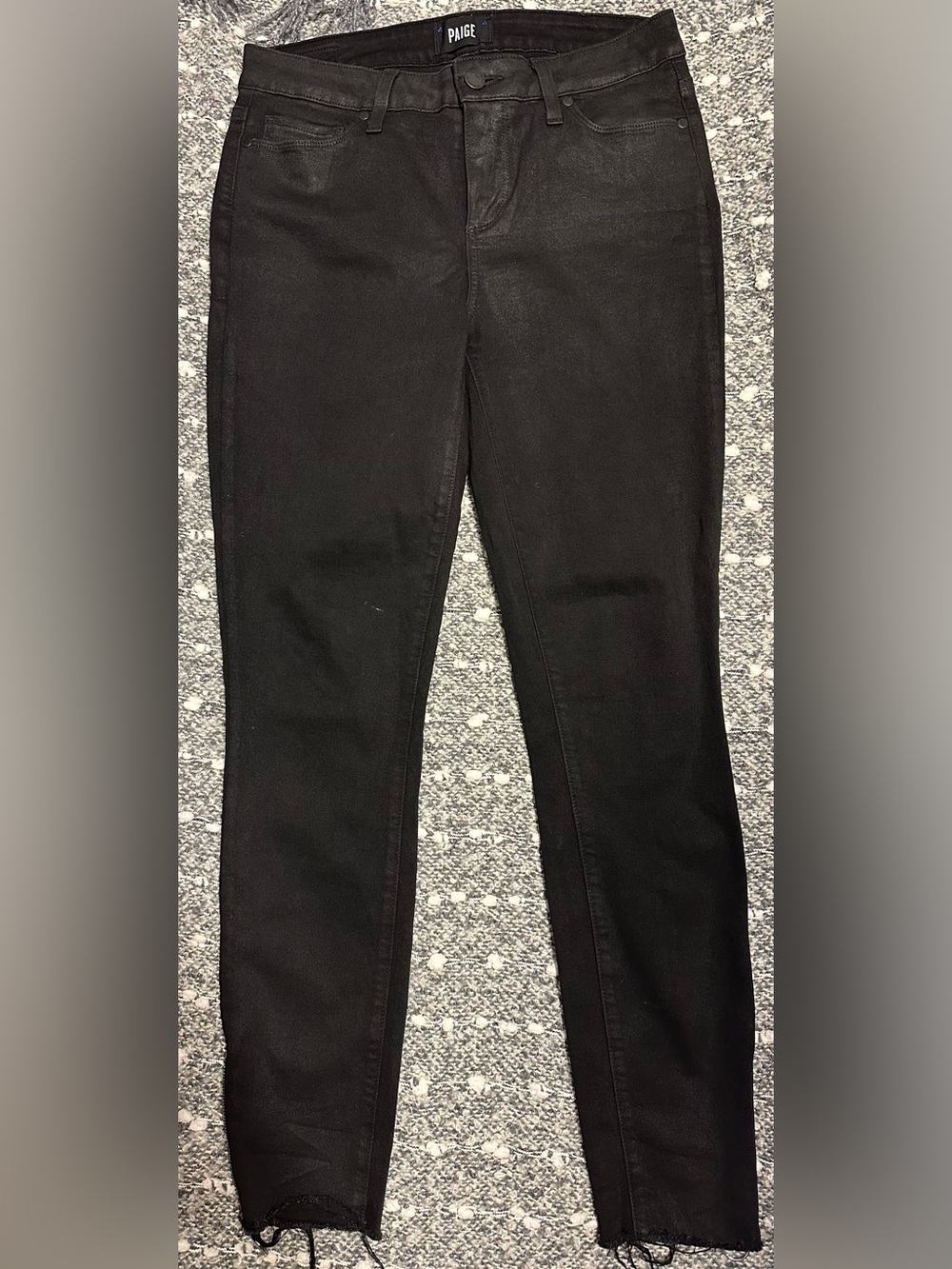 PAIGE Black Skinny Jeans — Sleek Slim Fit